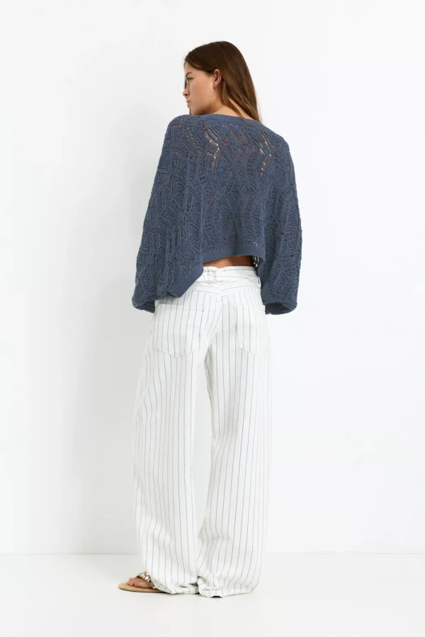 Oversize crochet cardigan