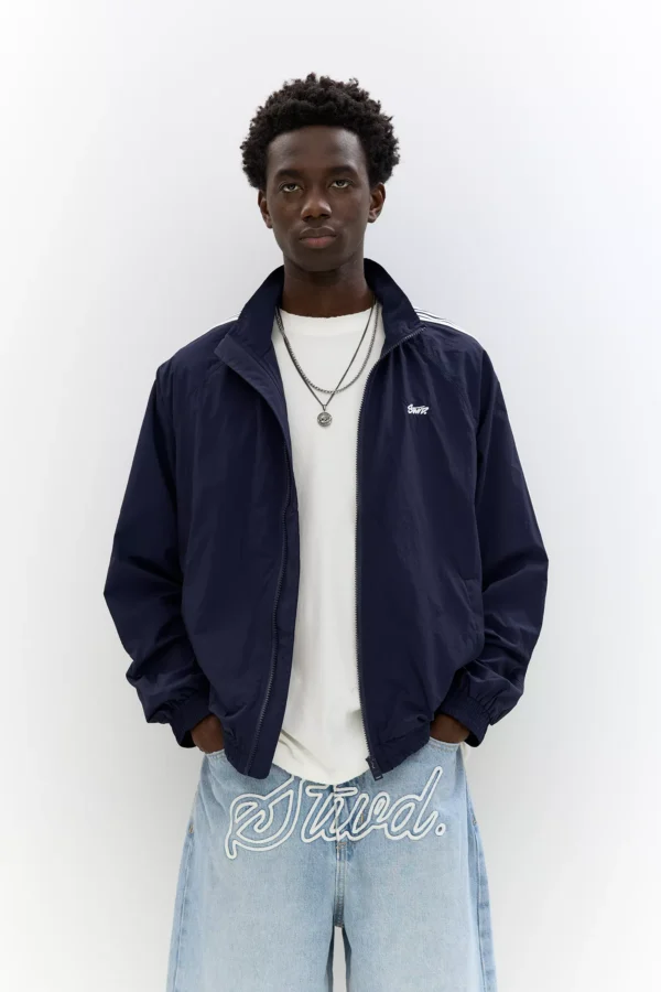 01-47 STWD raincoat with side stripes